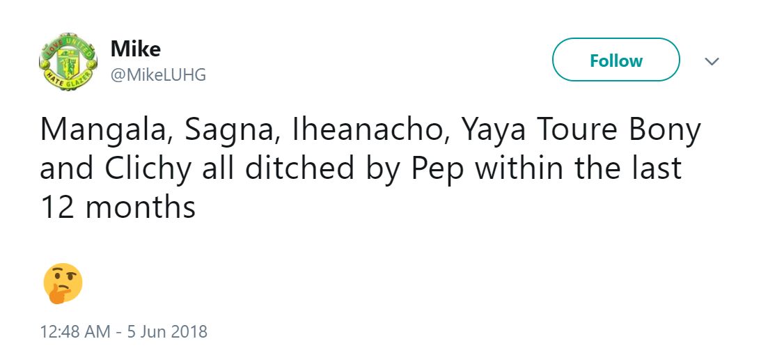 Reactions Yaya Toure Pep Guardiola