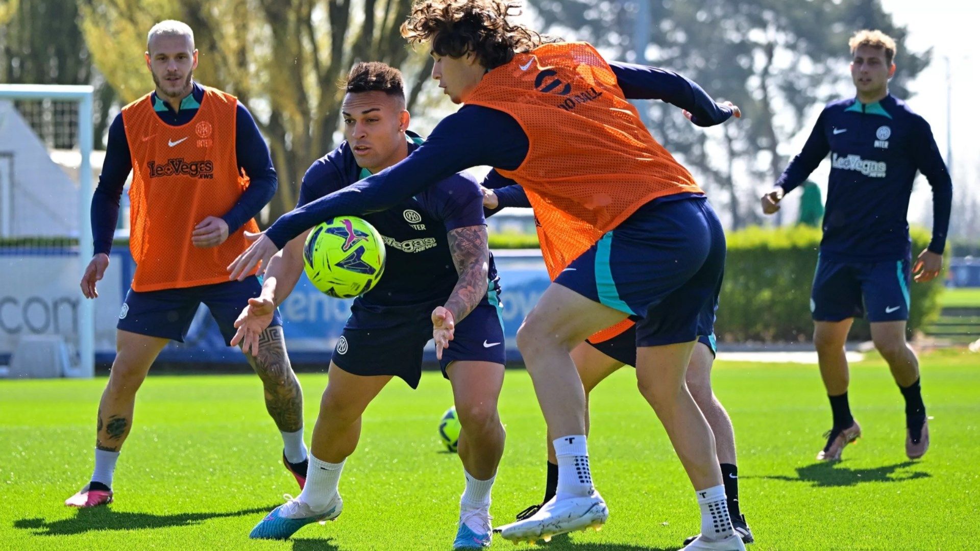 Lautaro Martinez Inter training