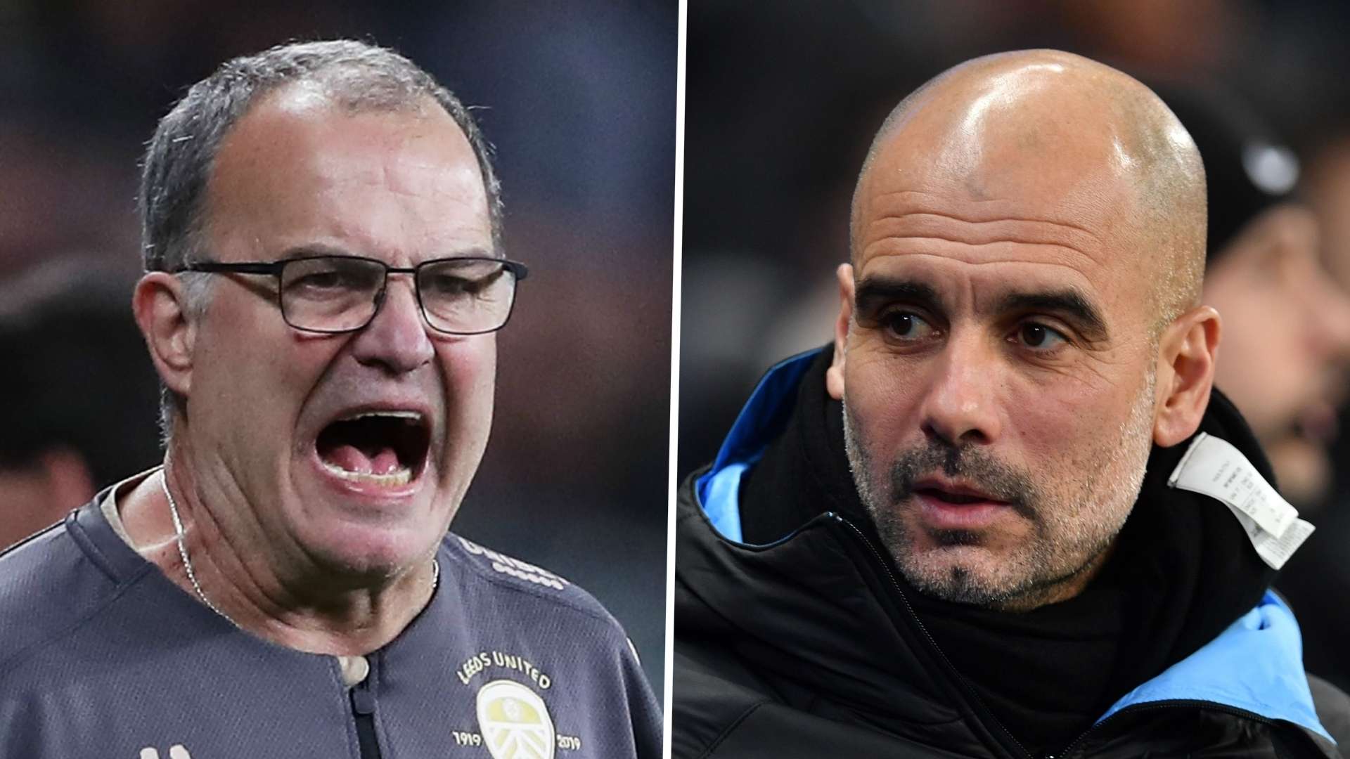 Marcelo Bielsa Pep Guardiola Leeds Manchester City