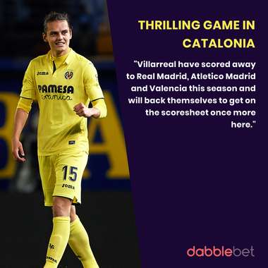 Barca Villarreal graphic