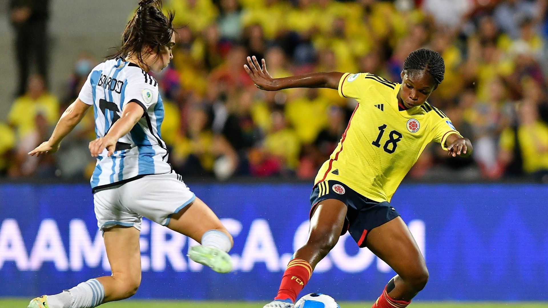 Colombia Argentina Copa America Femenina 25072022