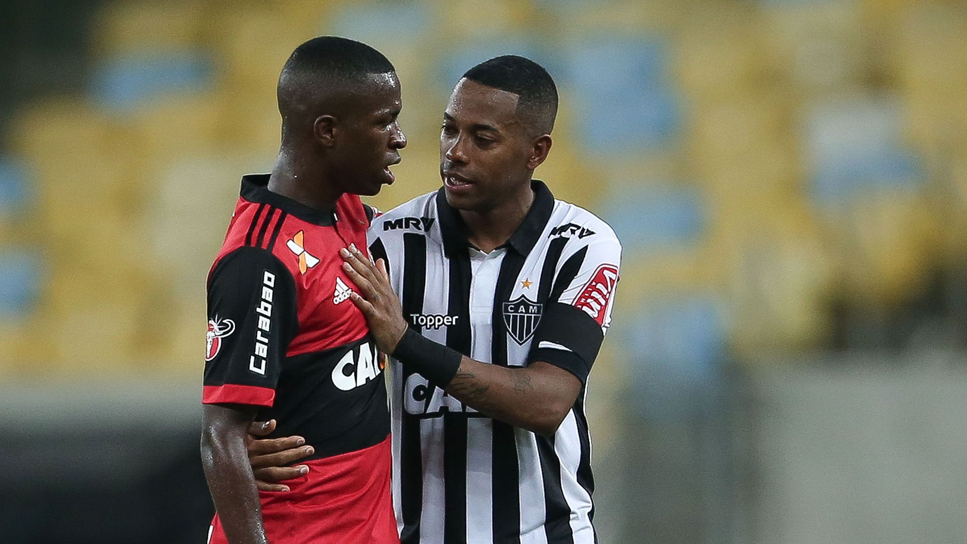 Vinicius Junior Robinho Flamengo Atletico-MG Brasileirao Serie A 13052017