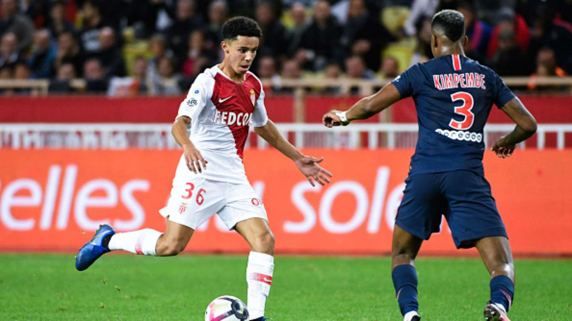 Sofiane Diop Presnel Kimpembe Monaco PSG