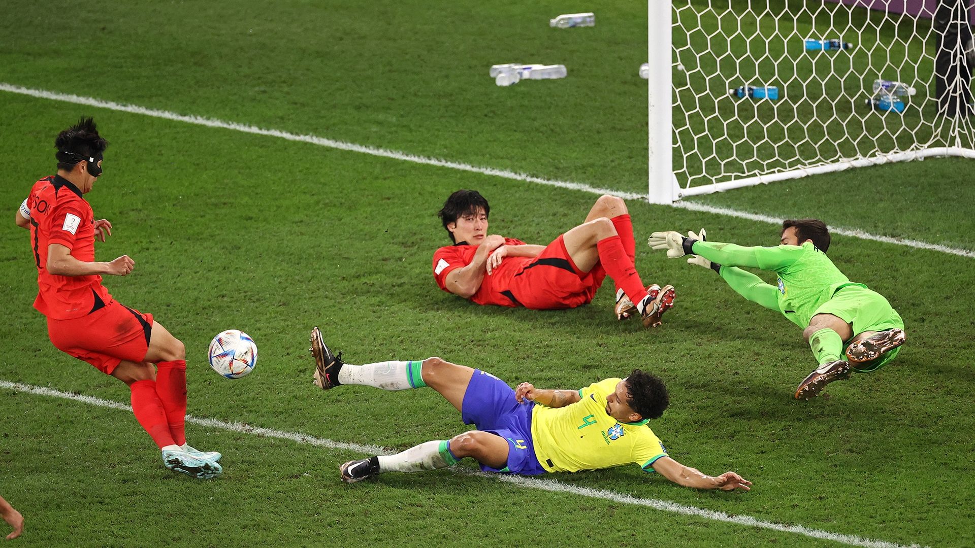 Marquinhos Alisson Brazil South Korea 2022 World Cup