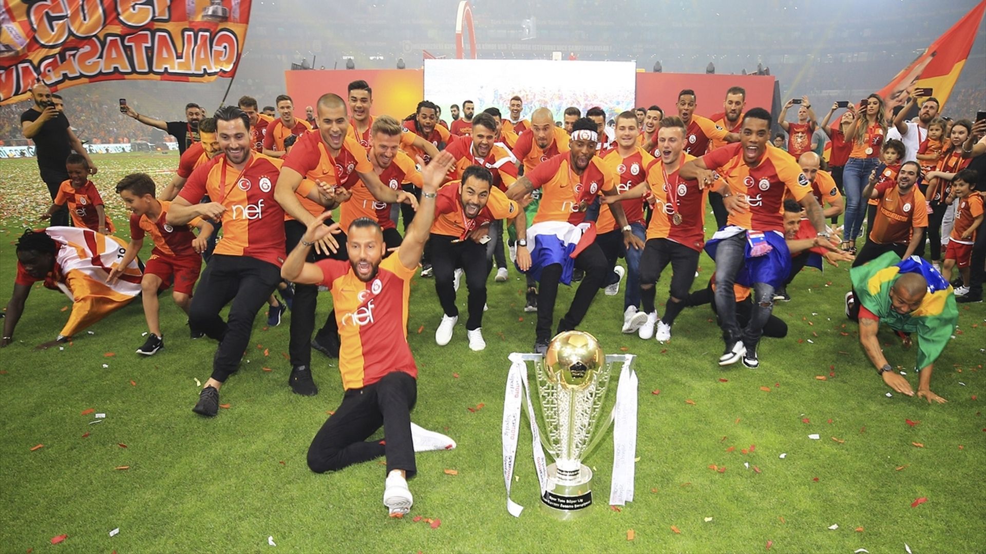 Galatasaray championship ceremony