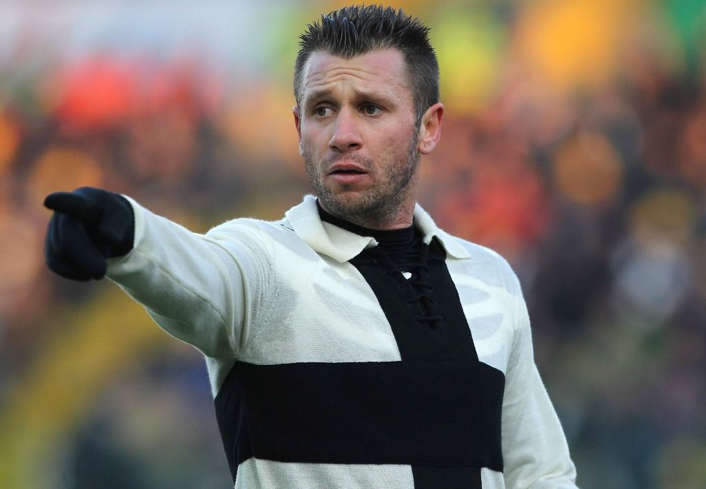 Antonio Cassano Parma Cagliari Serie A 12152013