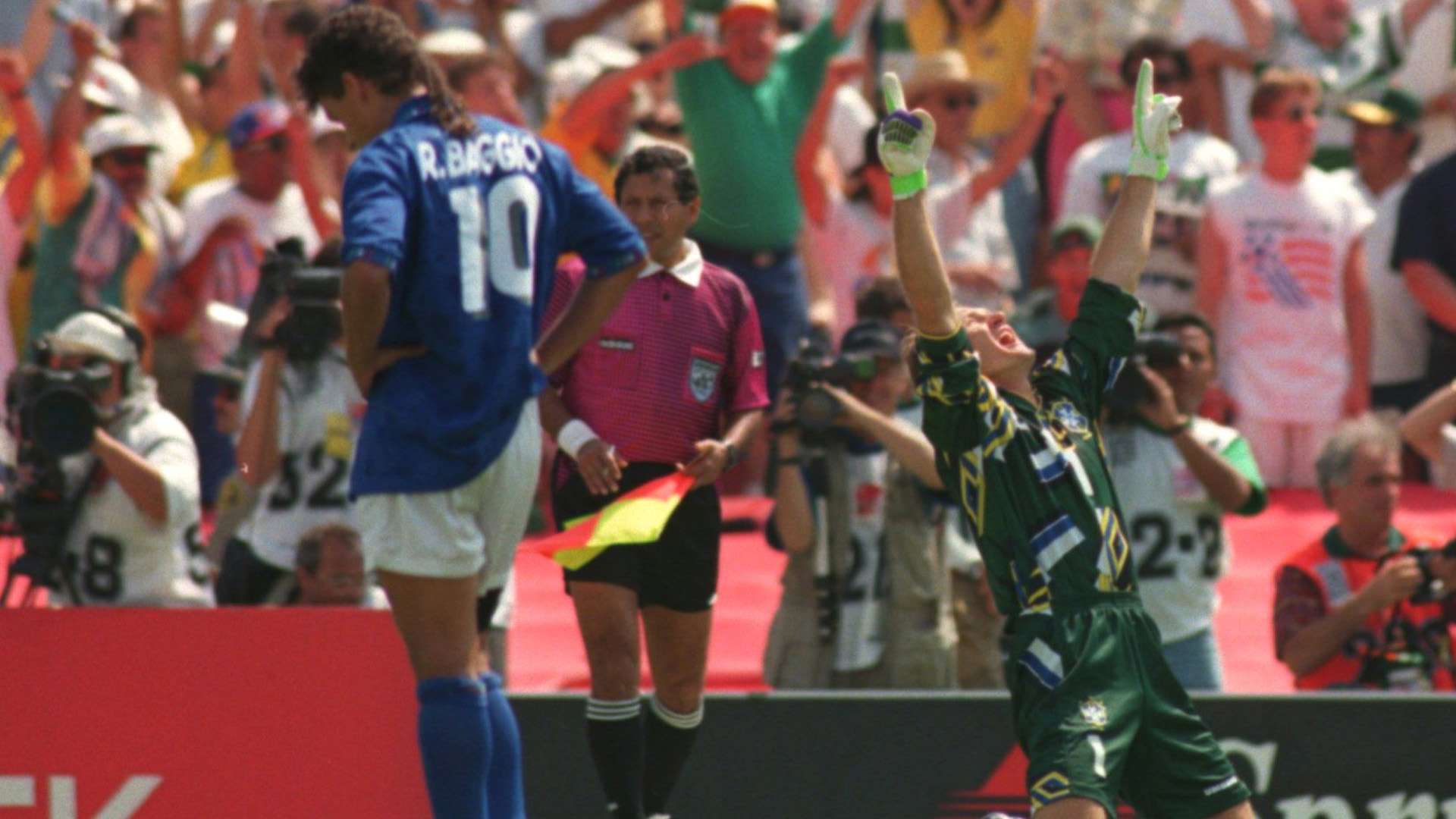 Roberto Baggio Taffarel Italia Brasile Usa94