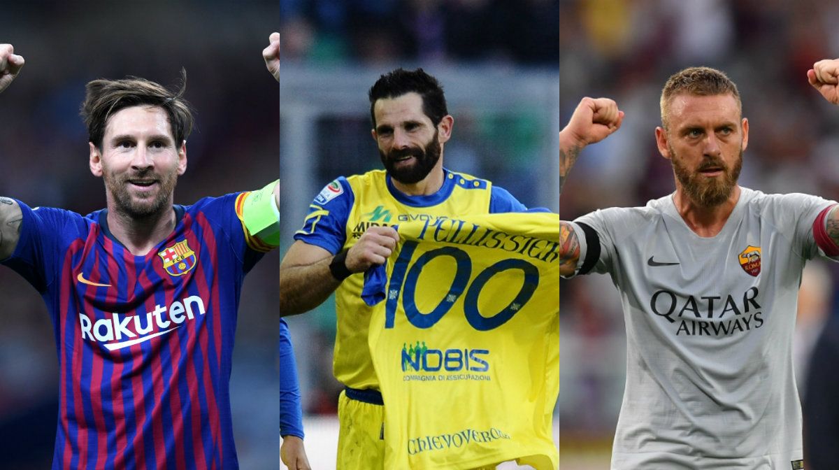 Collage Messi Pellissier De Rossi
