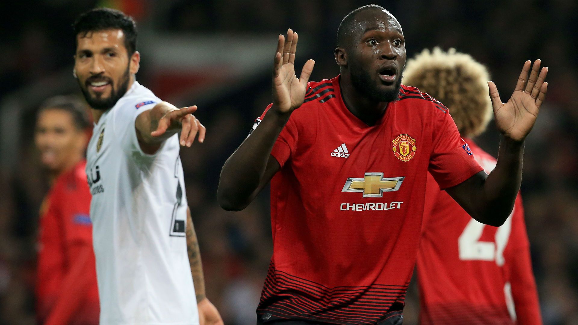 Romelu Lukaku Manchester United CSKA UEFA Champions League 02102018