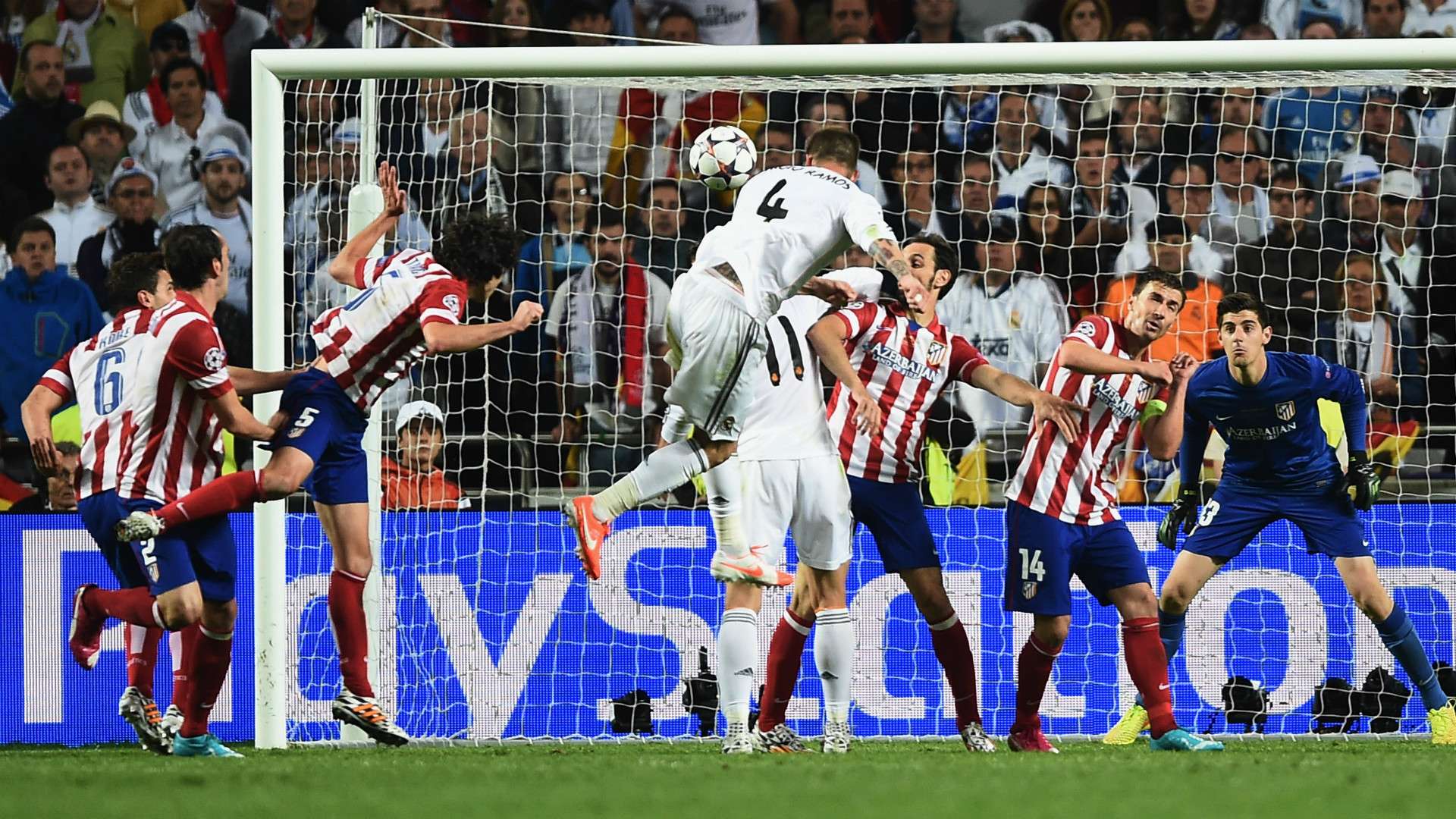 Sergio Ramos Real Madrid Atletico Madrid Champions League 2013-2014