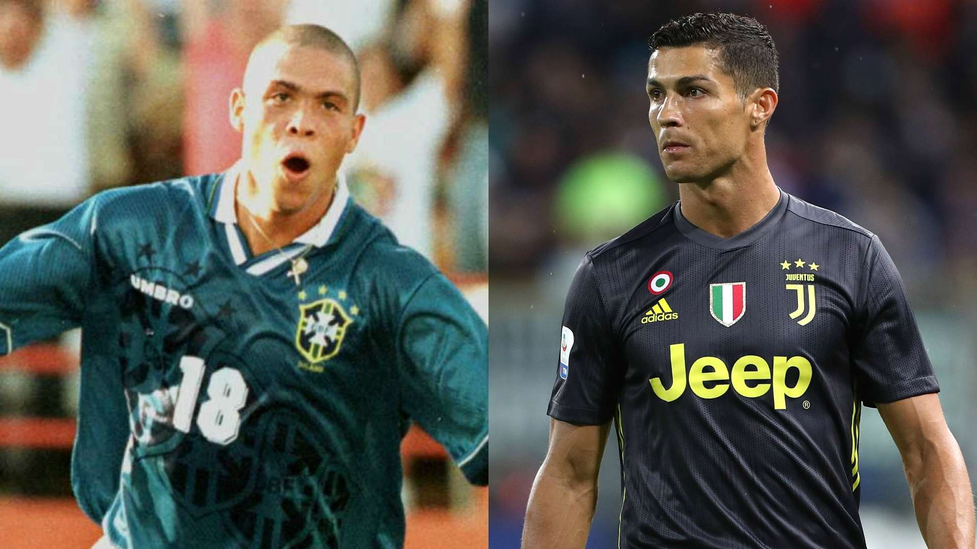 Ronaldo Luiz Nazario da Lima Cristiano Ronaldo collage