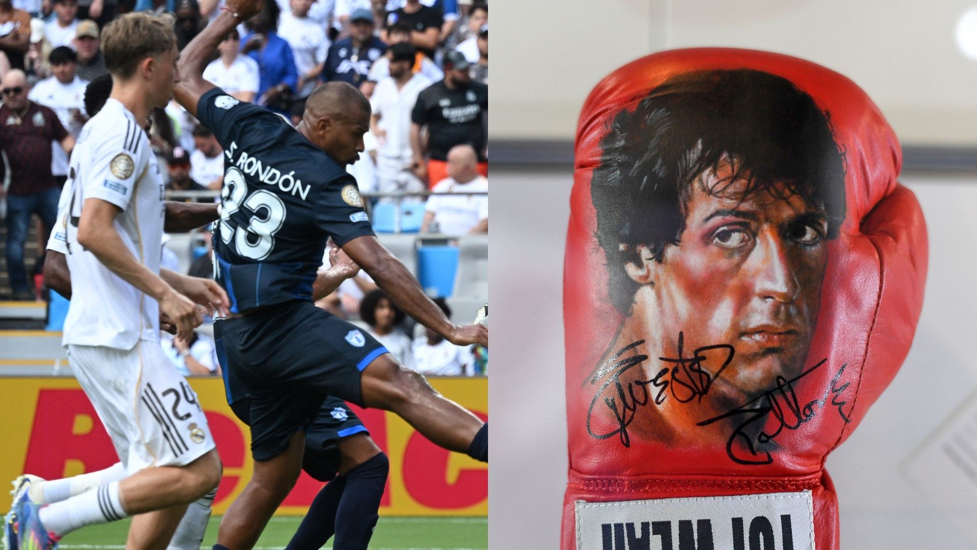 Real Madrid Pachuca Rocky Balboa