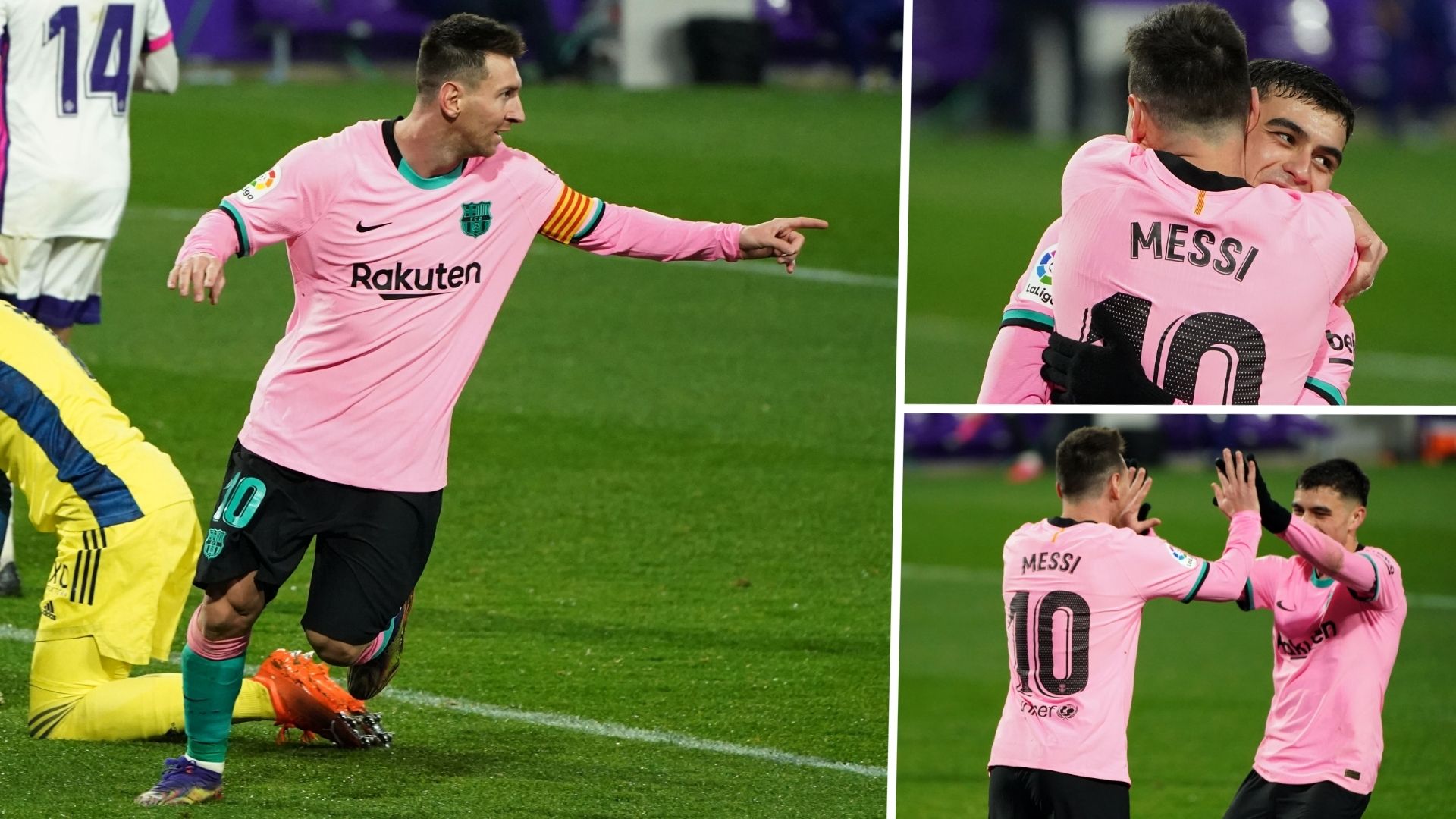 Lionel Messi Pedri Barcelona GFX