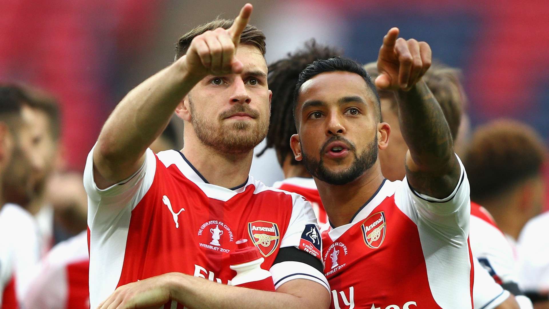 Aaron Ramsey Theo Walcott Arsenal FA Cup