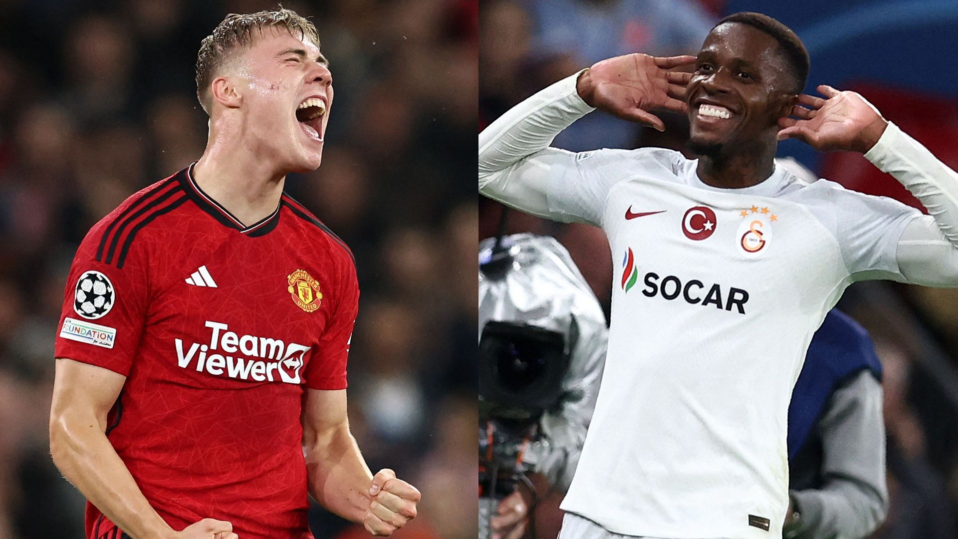 Rasmus Hojlund Wilfried Zaha split