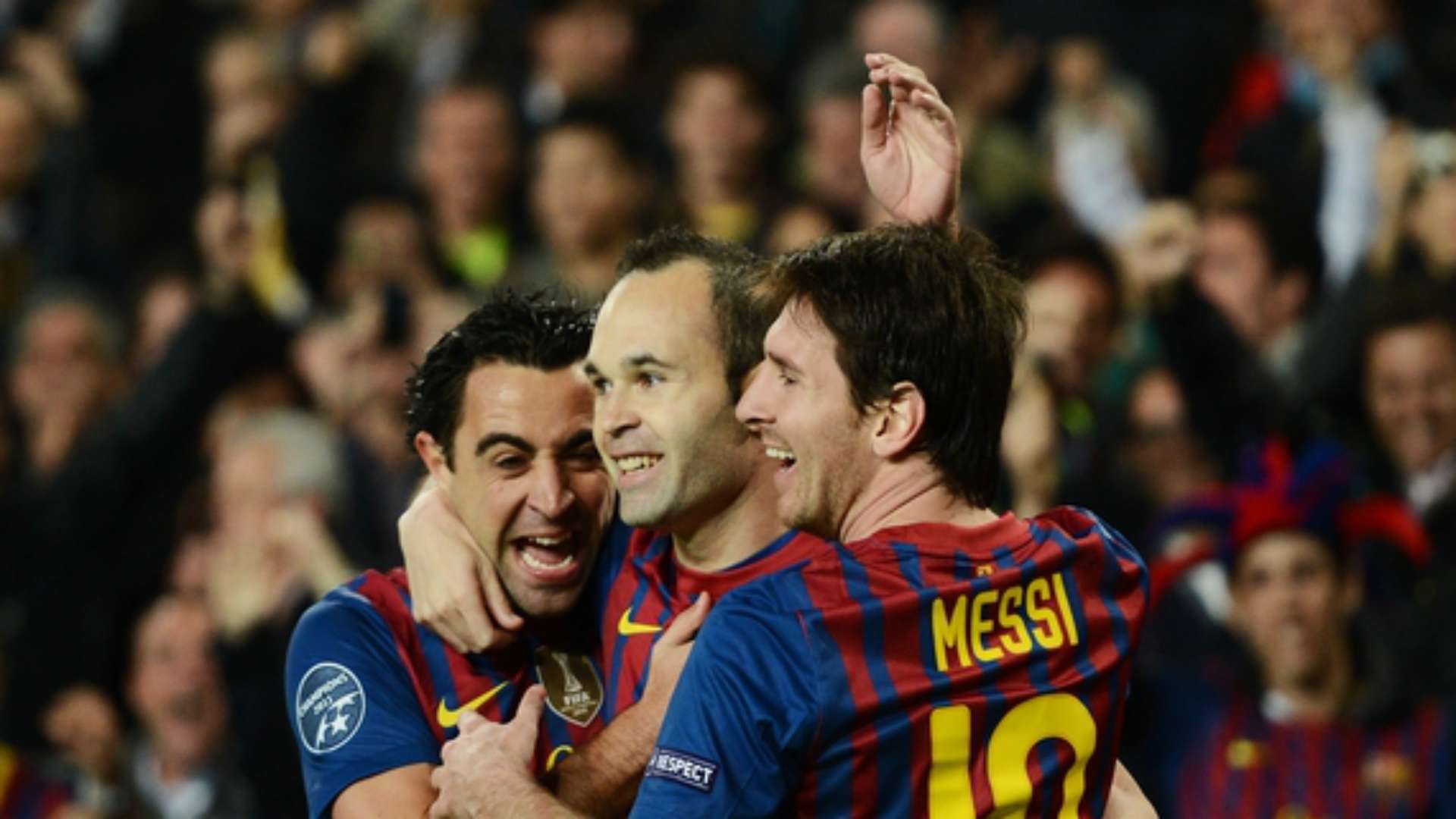 Messi, Xavi, Iniesta - Barcelona