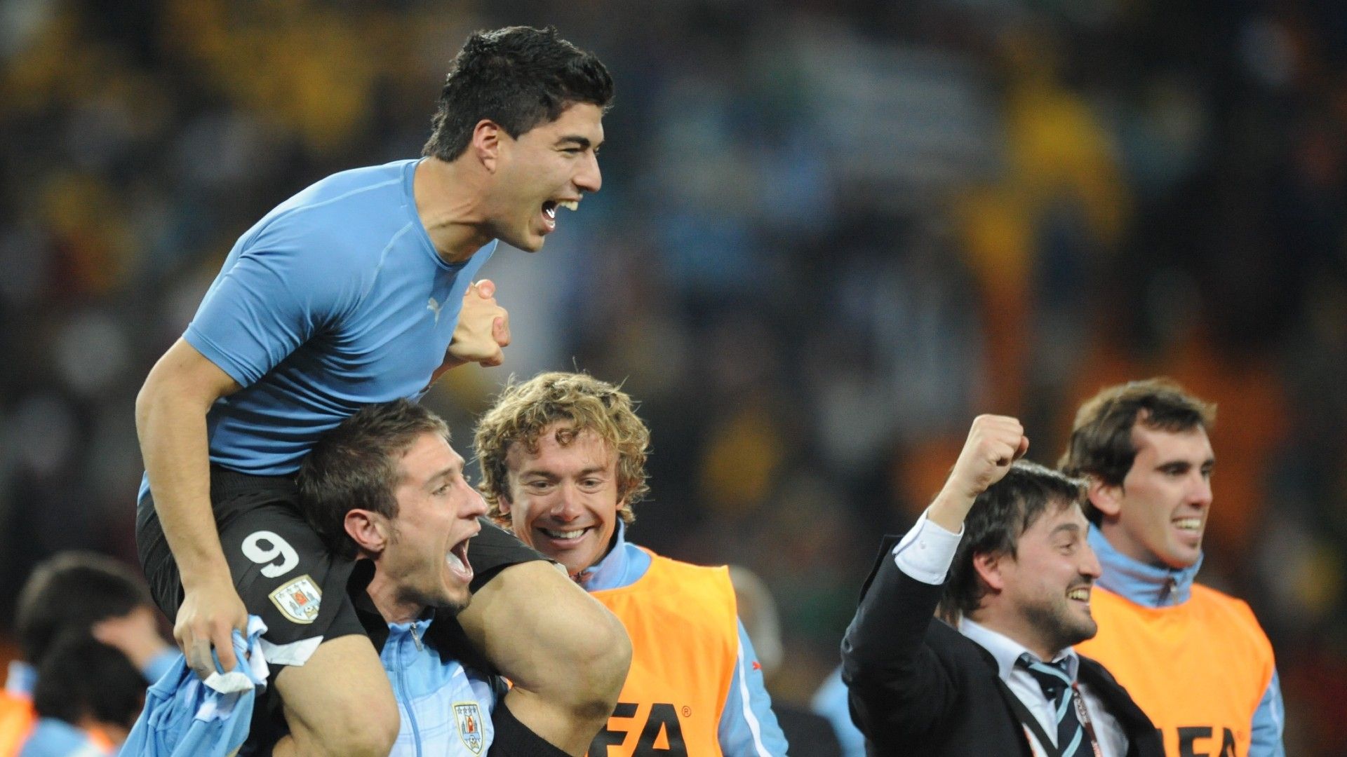 Luis Suarez Uruguay Ghana 2010
