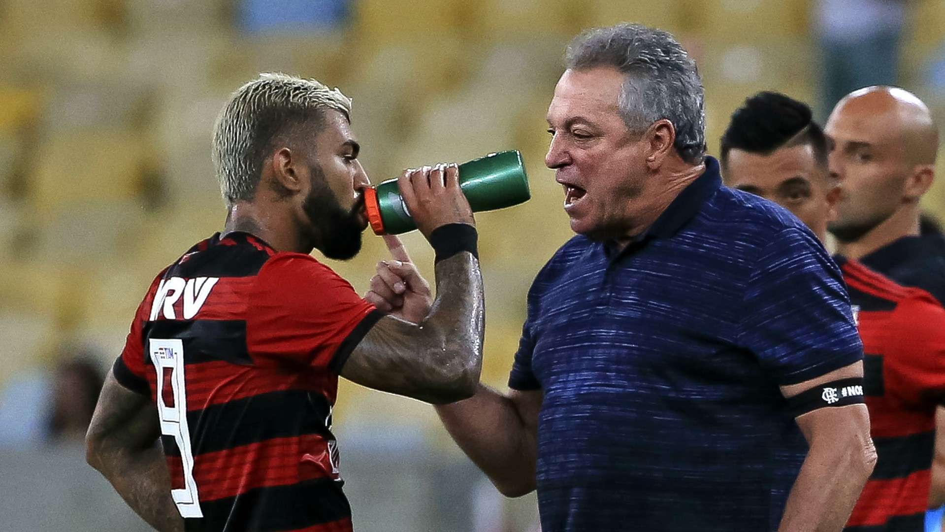 Abel Braga Gabigol Flamengo Fluminense 14022019