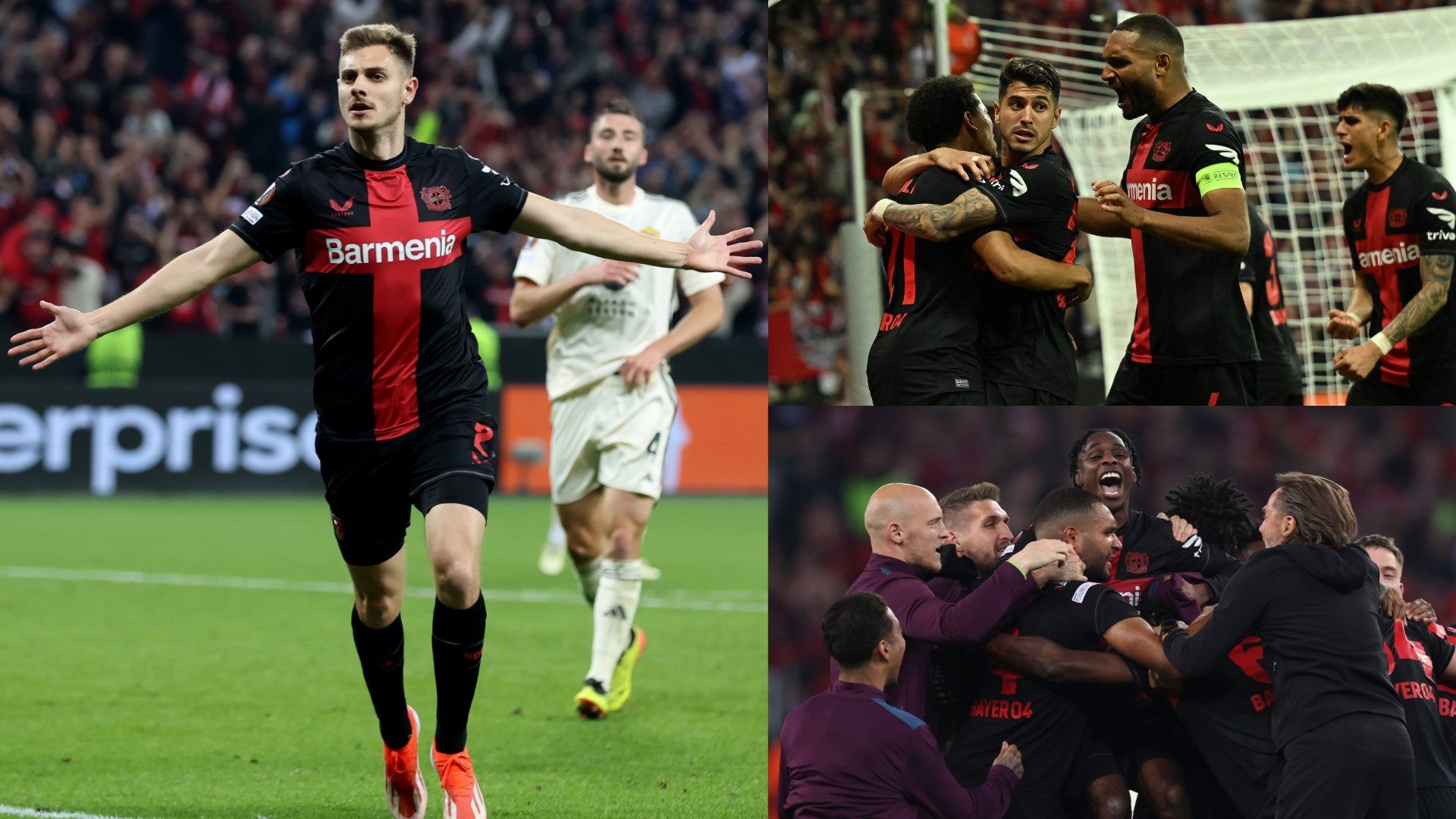 Bayer Leverkusen Roma split