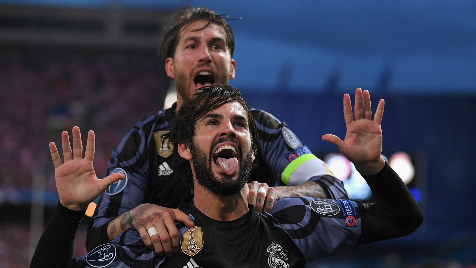 Isco Alarcon Sergio Ramos Atletico Madrid Real Madrid UEFA Champions League