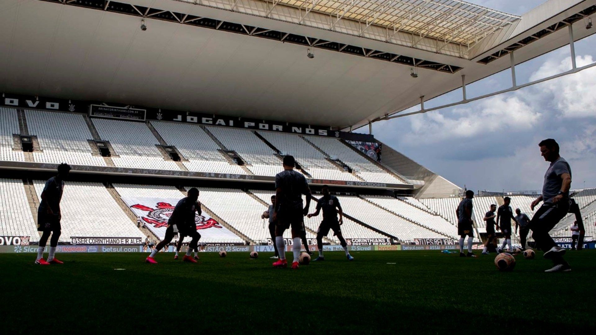 Corinthians Arena portões fechados 15 03 2020