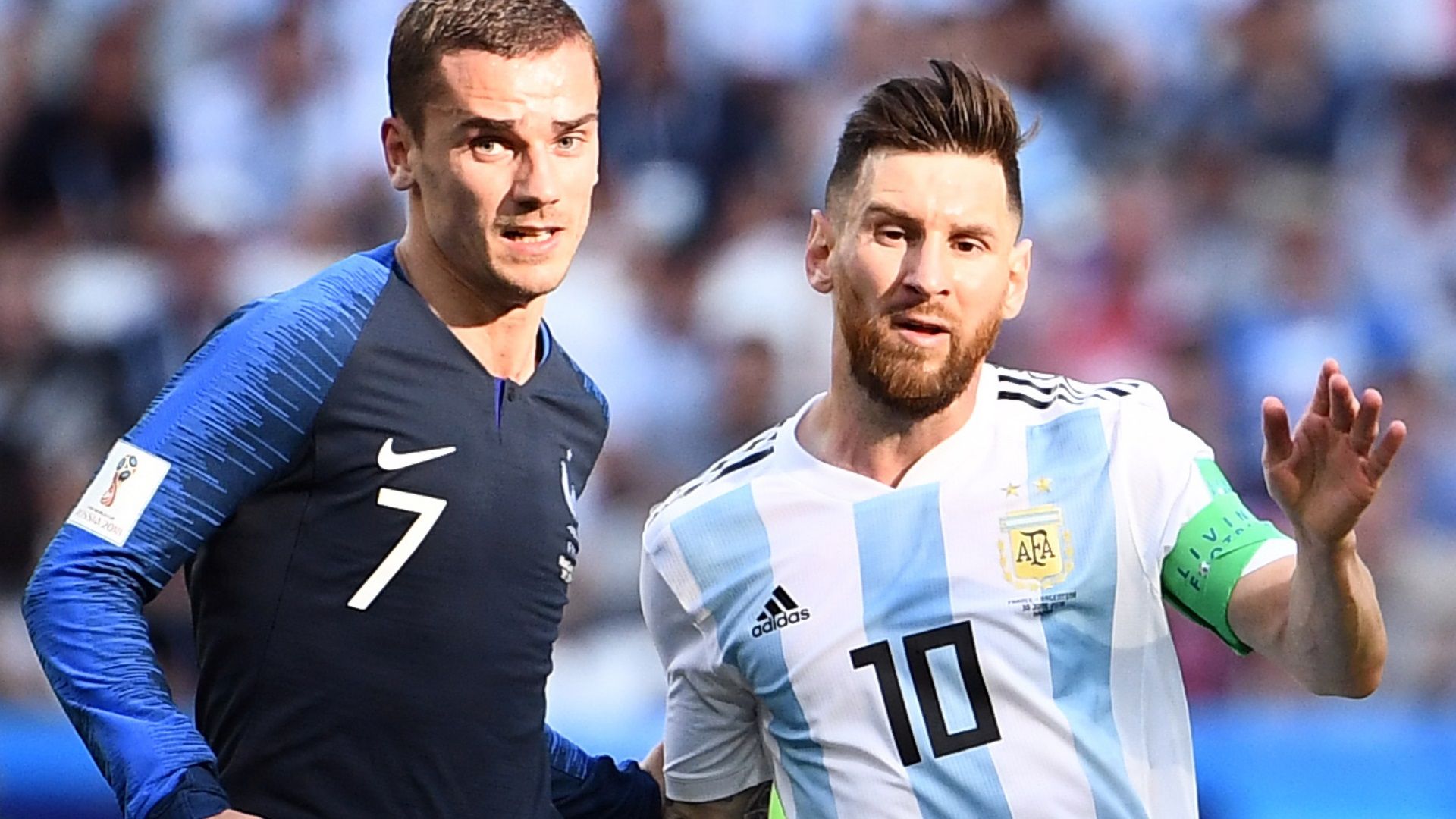 Griezmann Messi França Argentina 03 09 2018