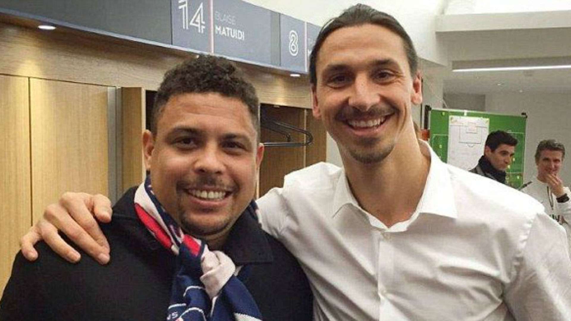 Ronaldo Nazario Ibrahimovic PSG 24 04 2017