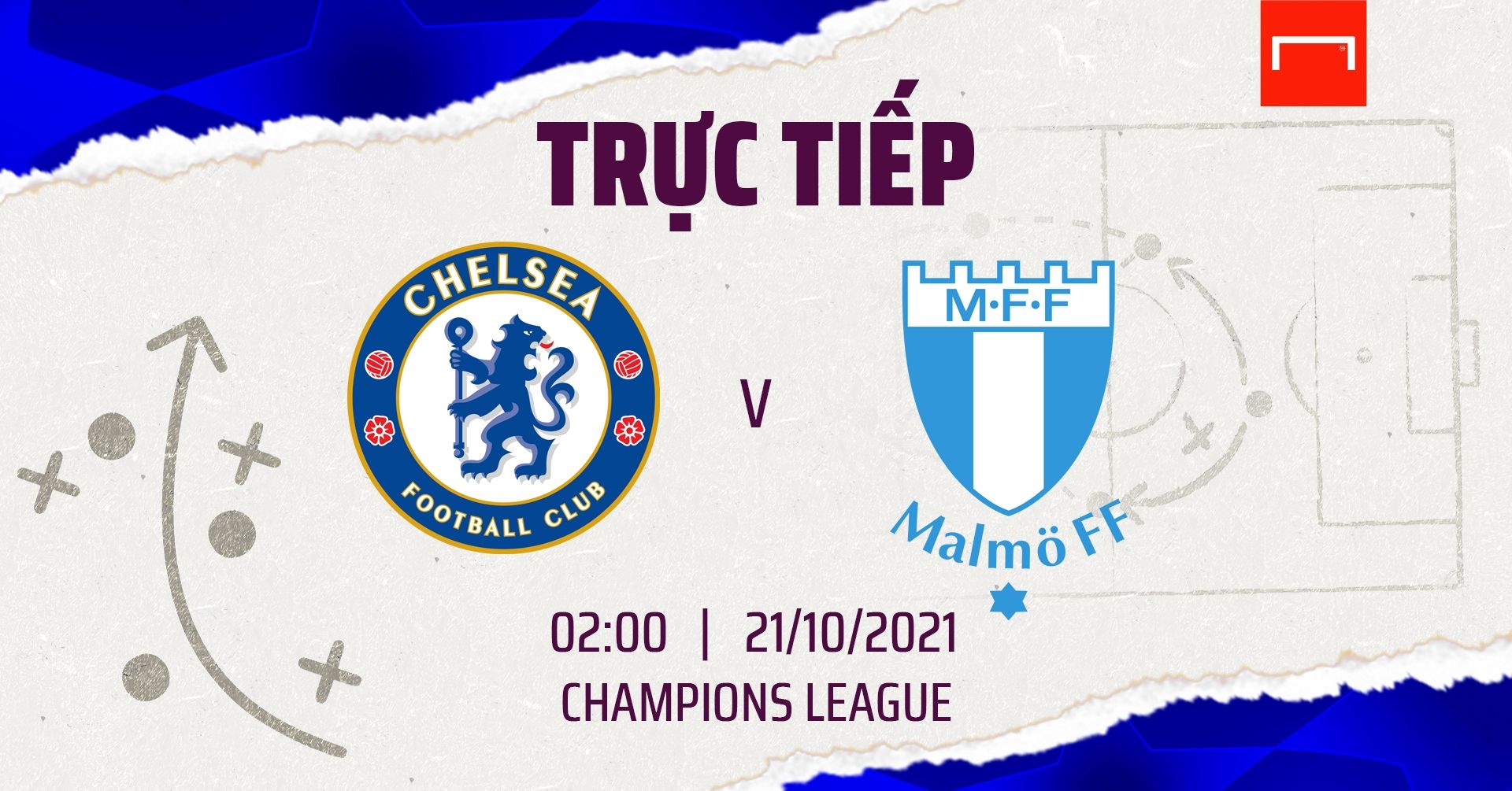 Live Chelsea vs Malmo 2021/22 UEFA Champions League GFX