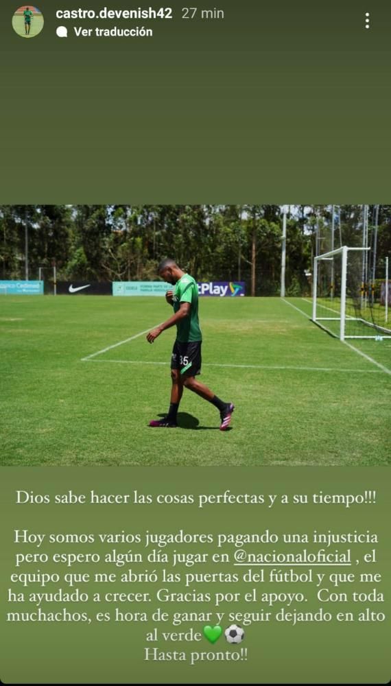 Atlético Nacional protesta