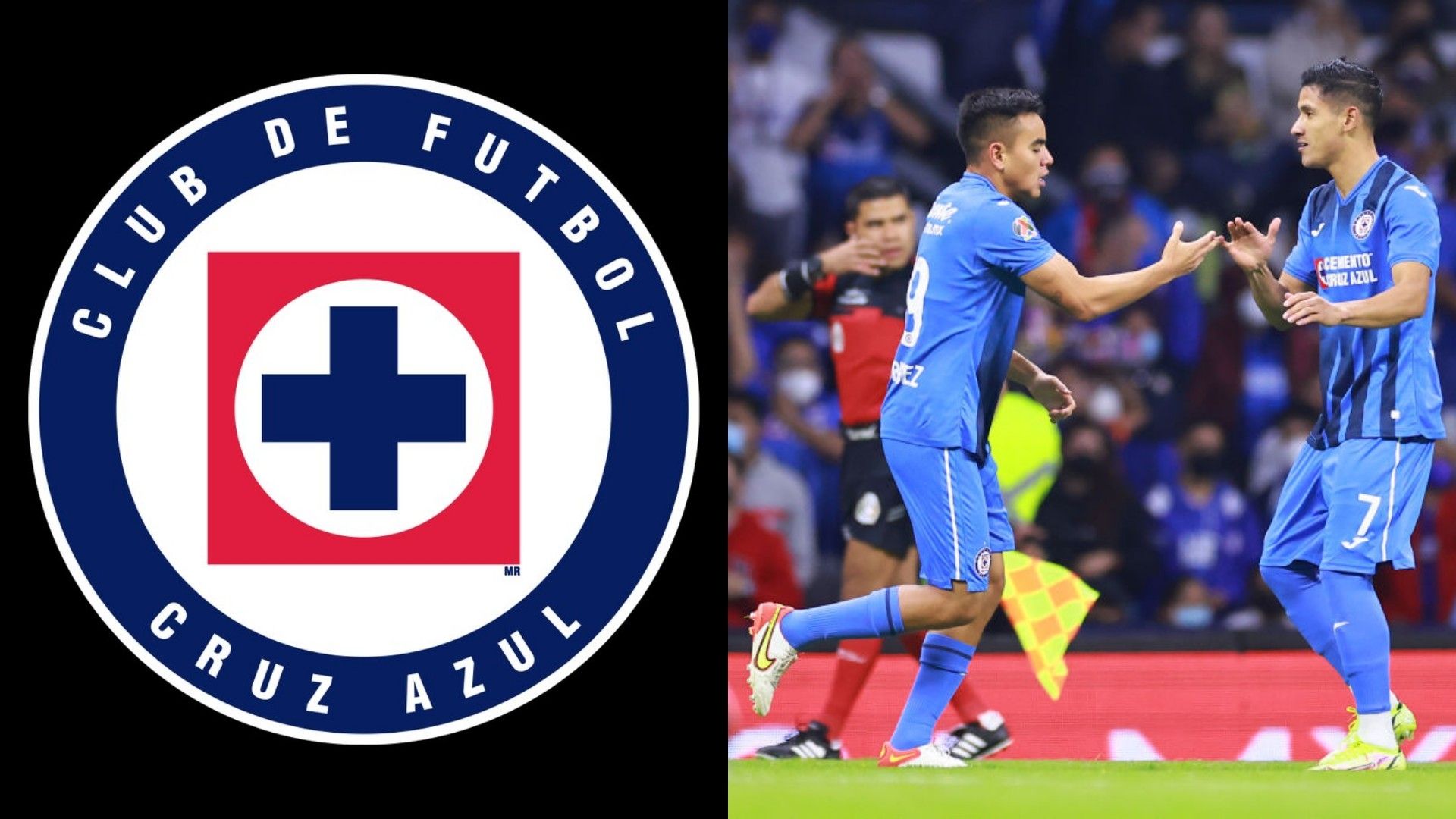 Cruz Azul escudo nuevo 2022 Carlos Rodríguez Uriel Antuna