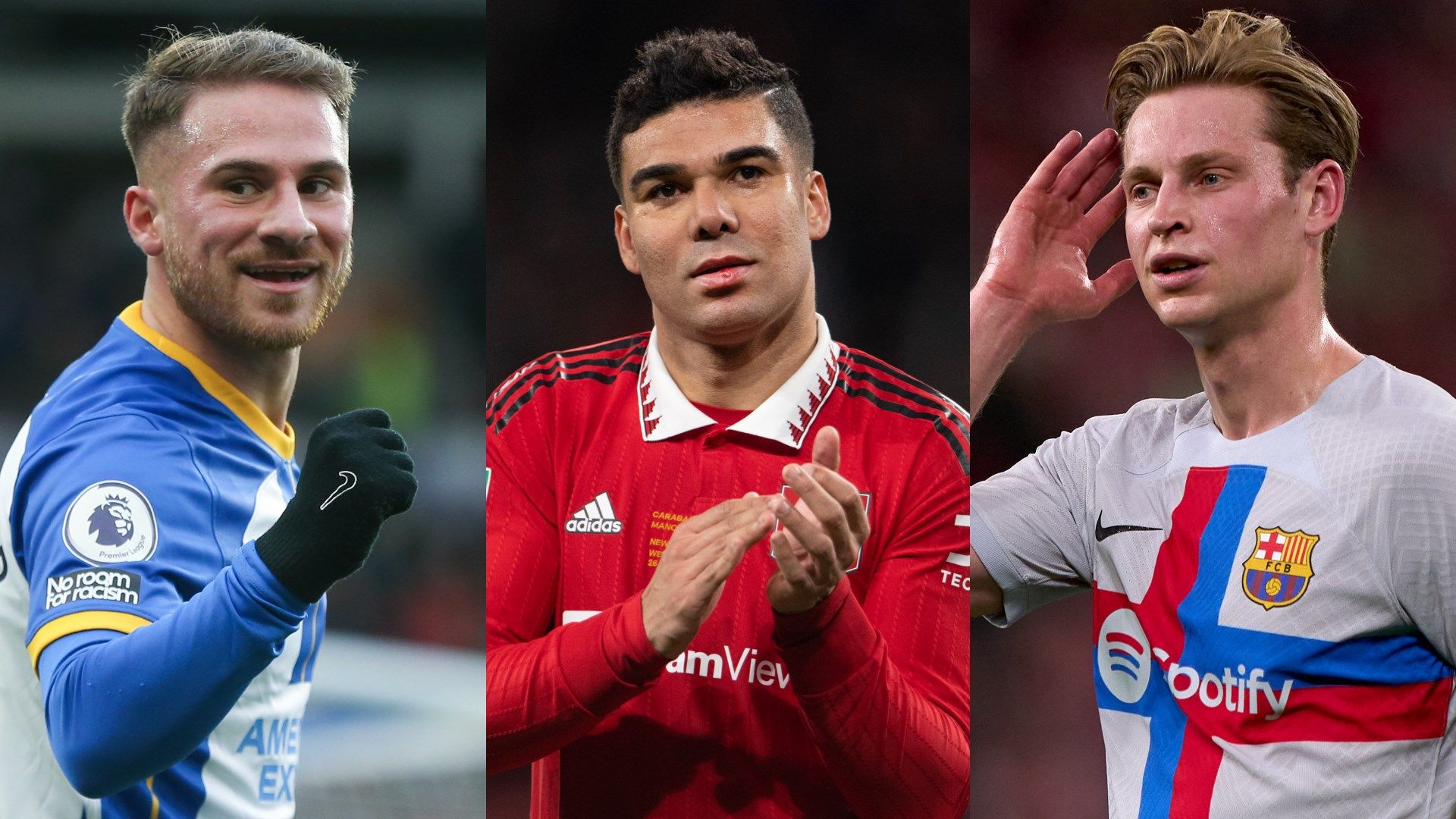 Mac Allister Casemiro De Jong GFX