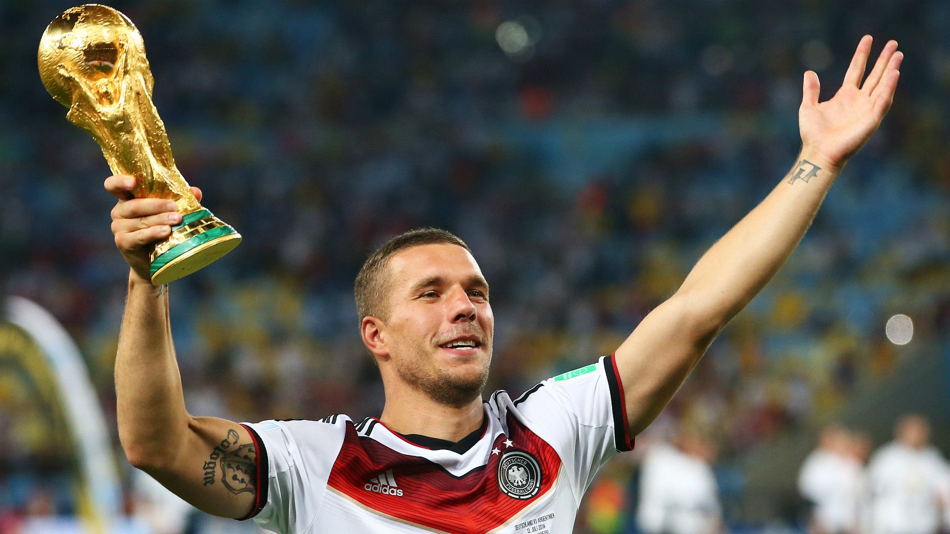 Lukas Podolski Deutschland Argentinien 13072014