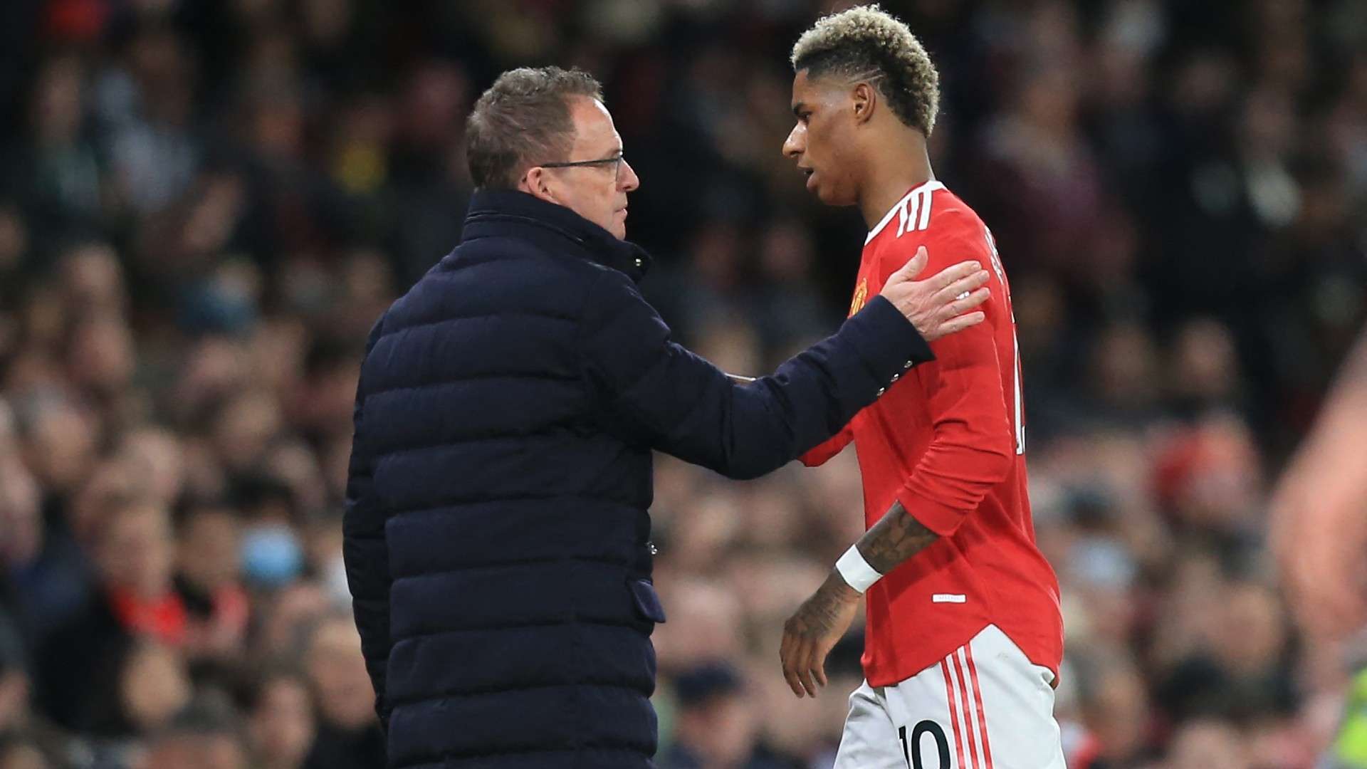 Marcus Rashford Ralph Rangnick Manchester United 2021-22
