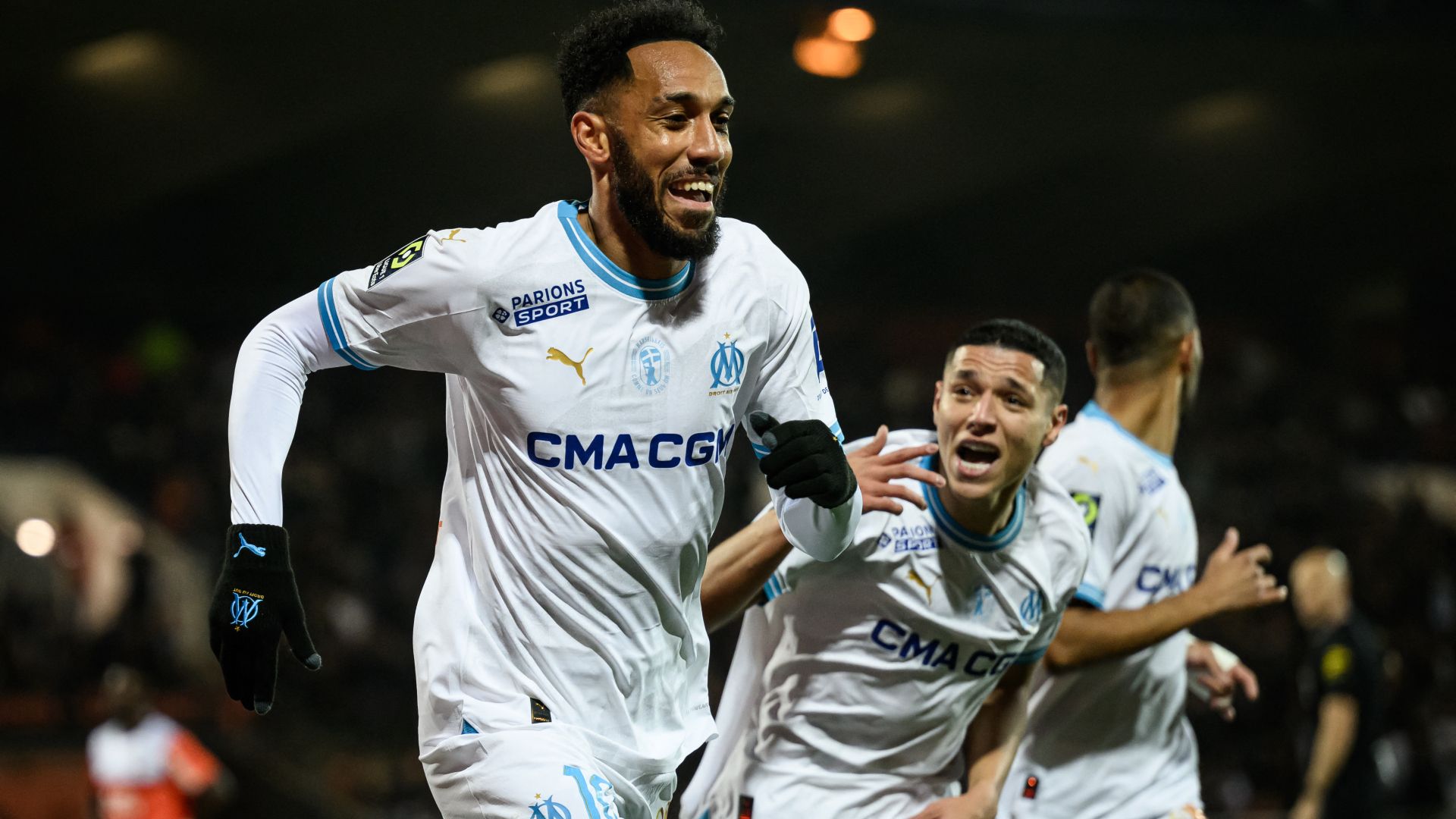 Pierre-Emerick Aubameyang Lorient Marseille Ligue 1 10122023