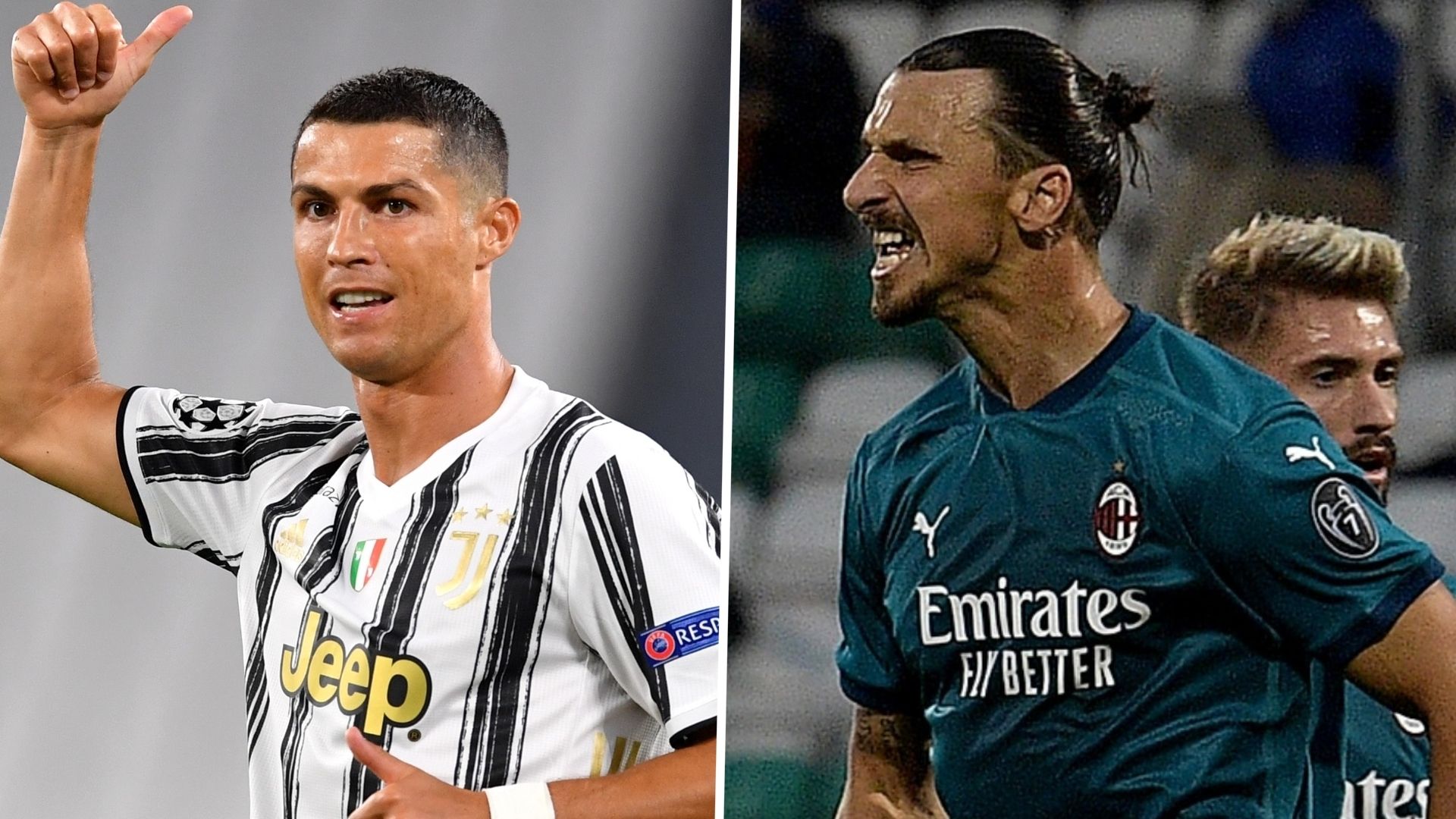 Cristiano Ronaldo Juventus Zlatan Ibrahimovic Juventus Milan 2020