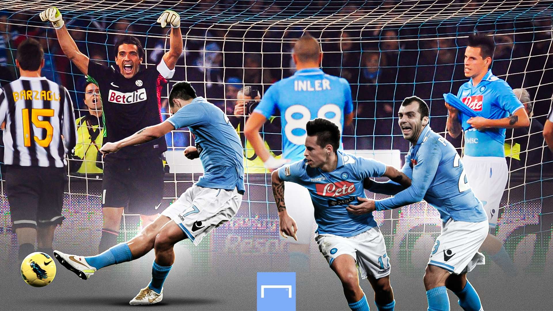 Hamsik rigore Napoli Juventus