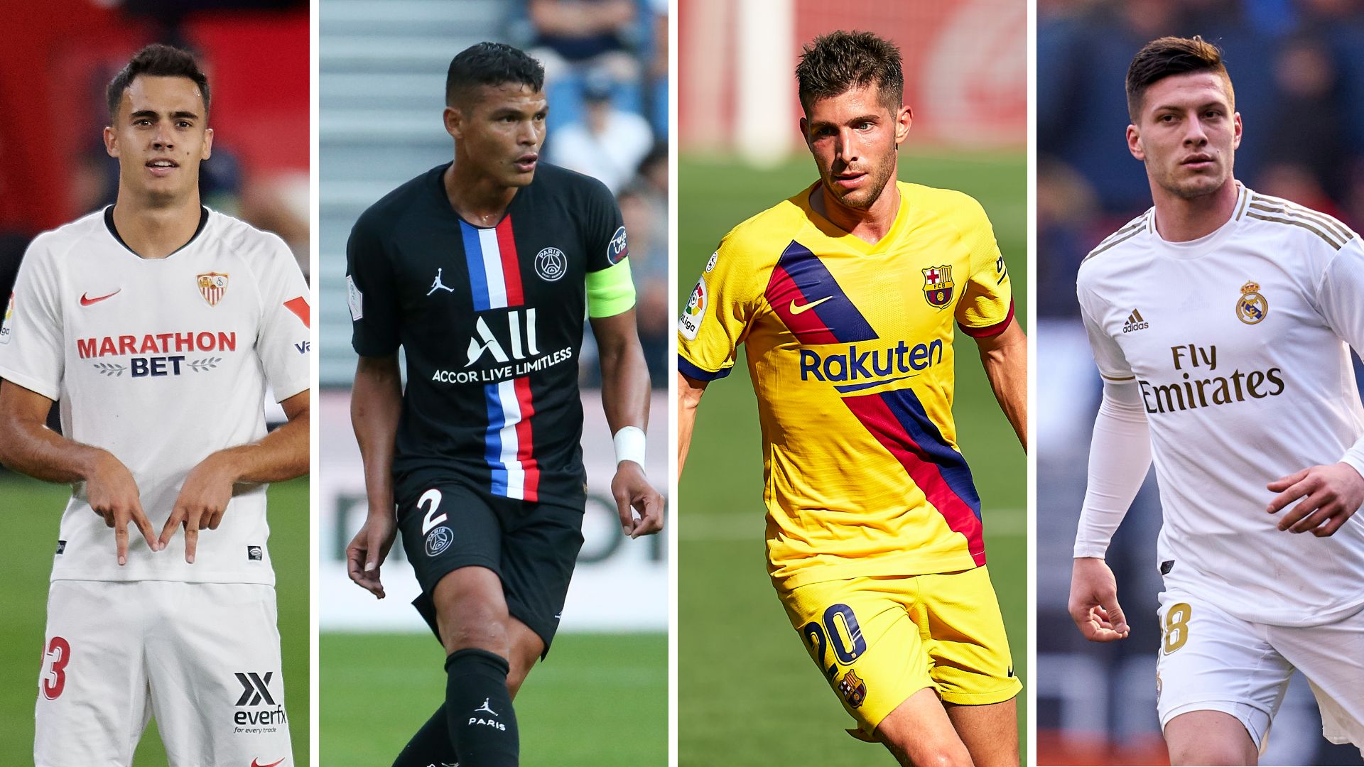 Reguilón, Thiago Silva, Sergi Roberto, Jovic