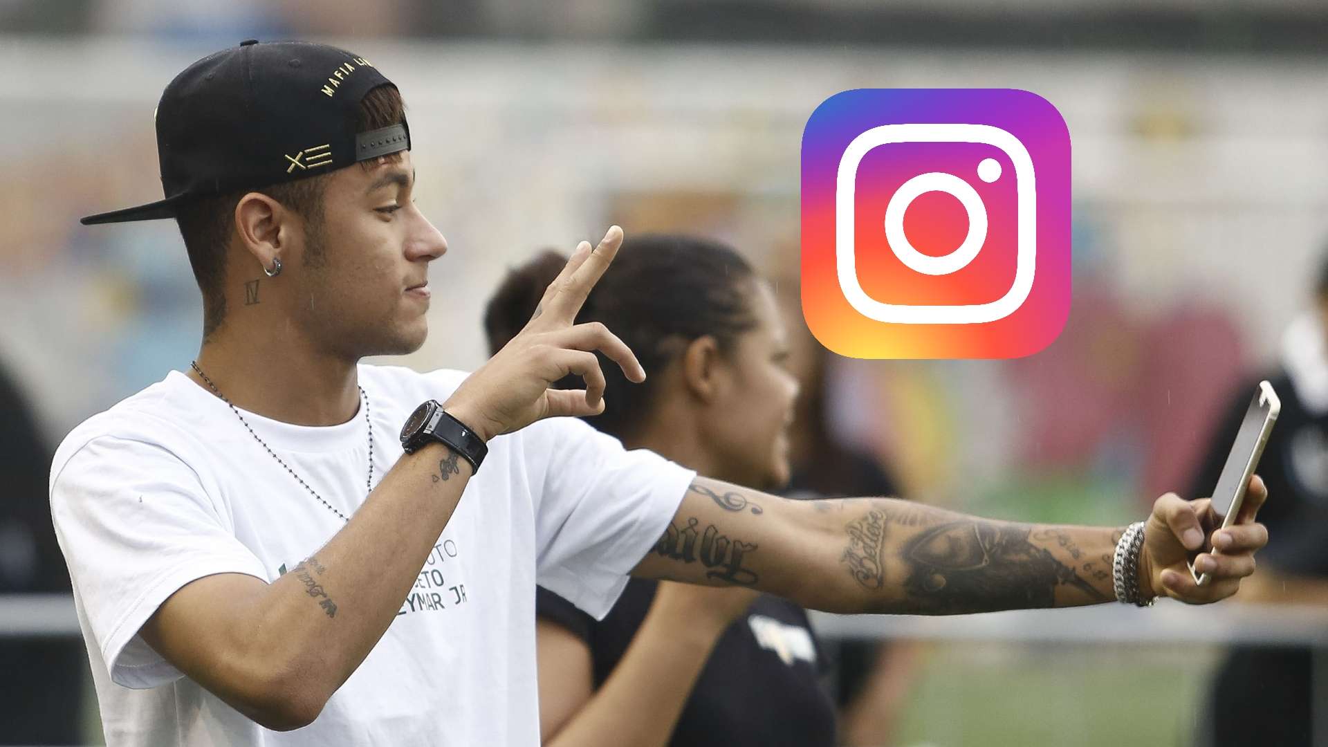 Neymar, Instagram logo