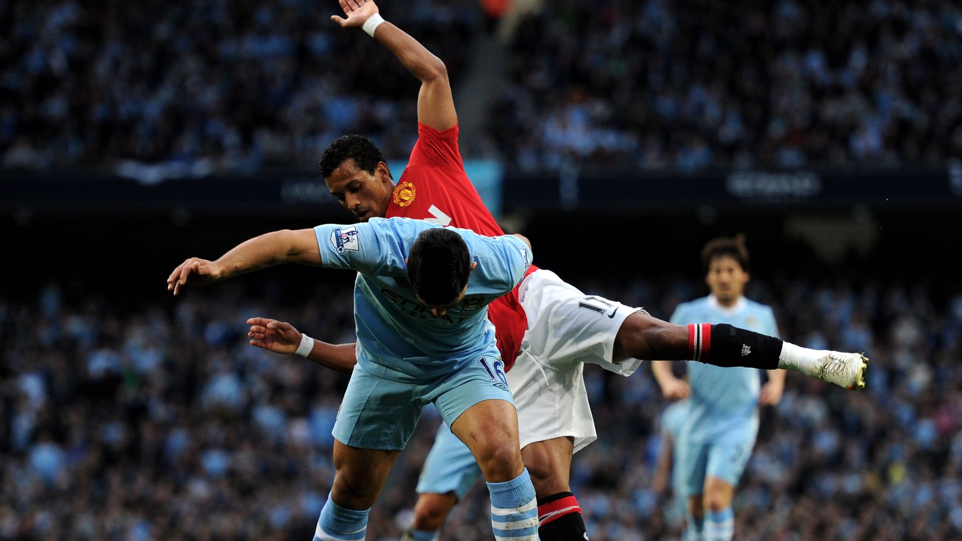 Aguero Nani Manchester Derby