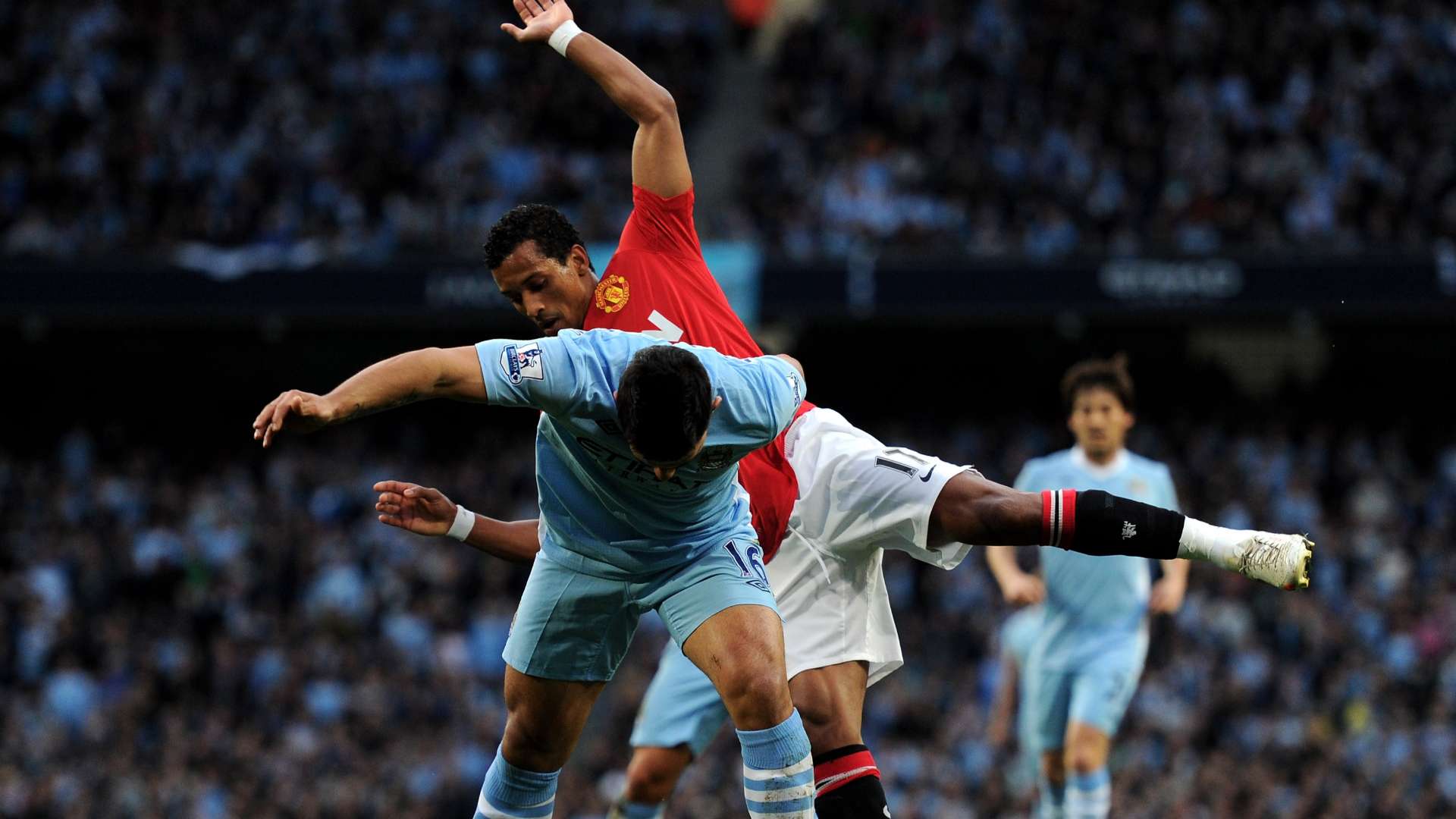 Aguero Nani Manchester Derby