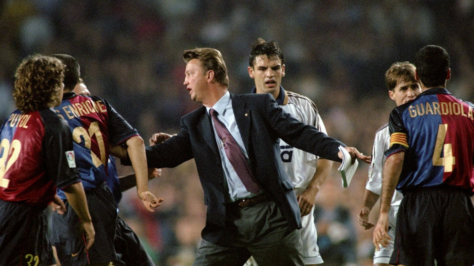 Louis van Gaal Barcelona Real Madrid 13101999