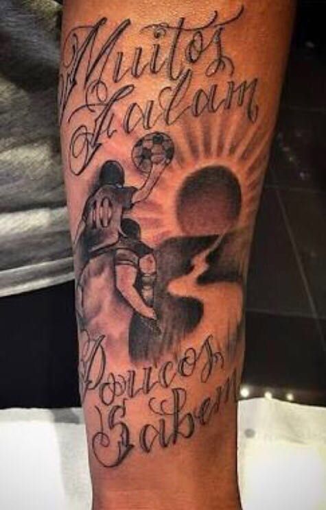 Gabigol tatuaggio