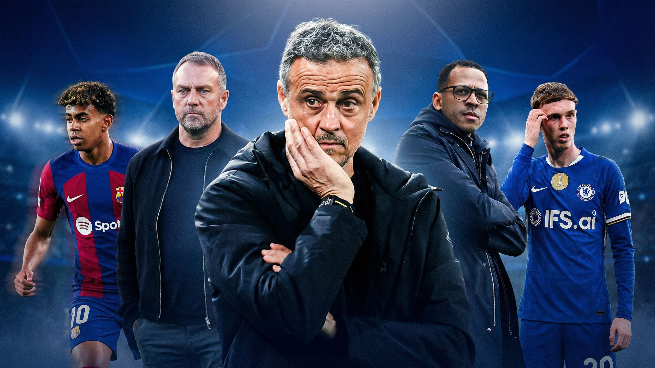 Chelsea Barcelona PSG UCL GFX