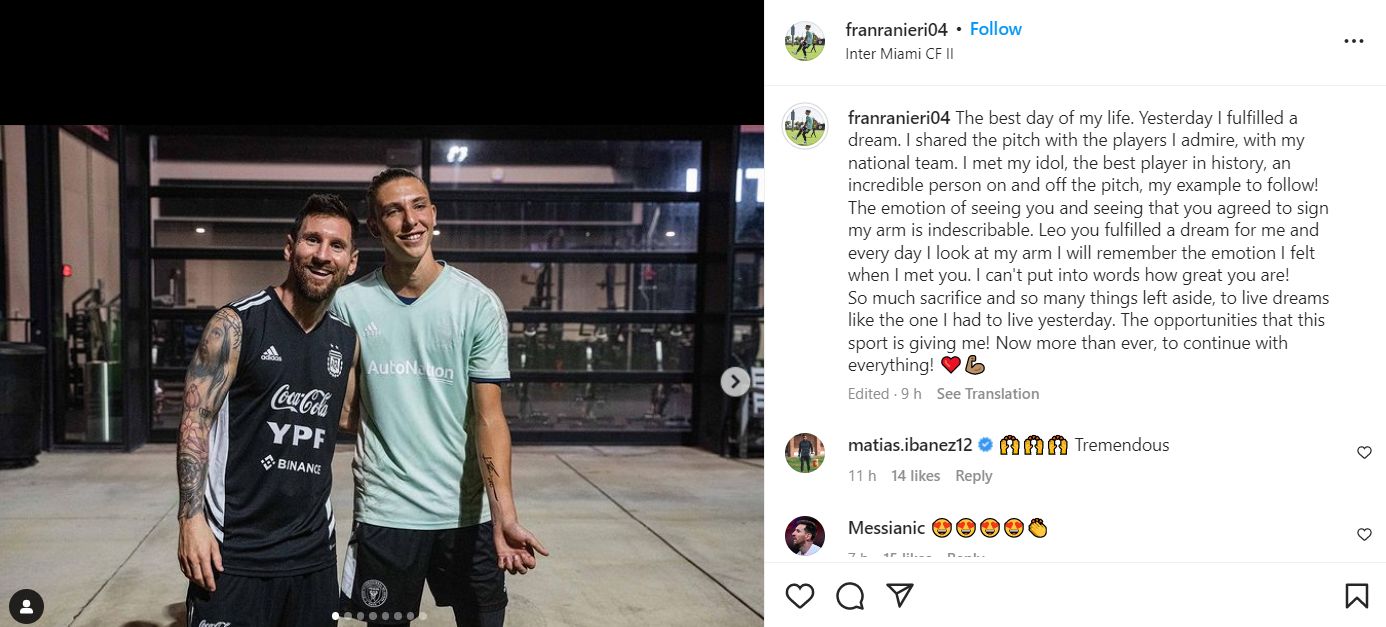 Franciso Ranieri Lionel Messi