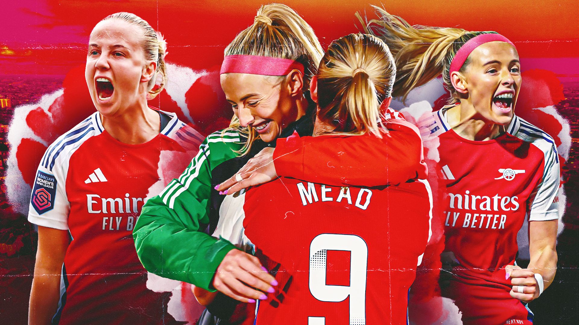 Chloe Kelly Beth Mead Arsenal GFX