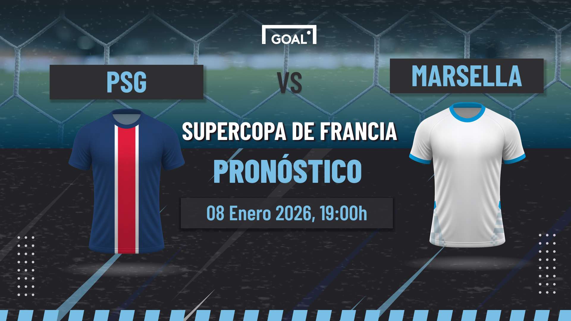 PSG vs Marsella Pronóstico y Apuestas Supercopa de Francia | 08/01/26