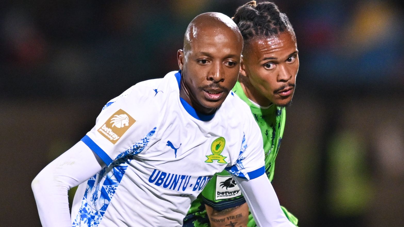 Khuliso Mudau and Jaisen Clifford, Mamelodi Sundowns vs Marumo Gallats