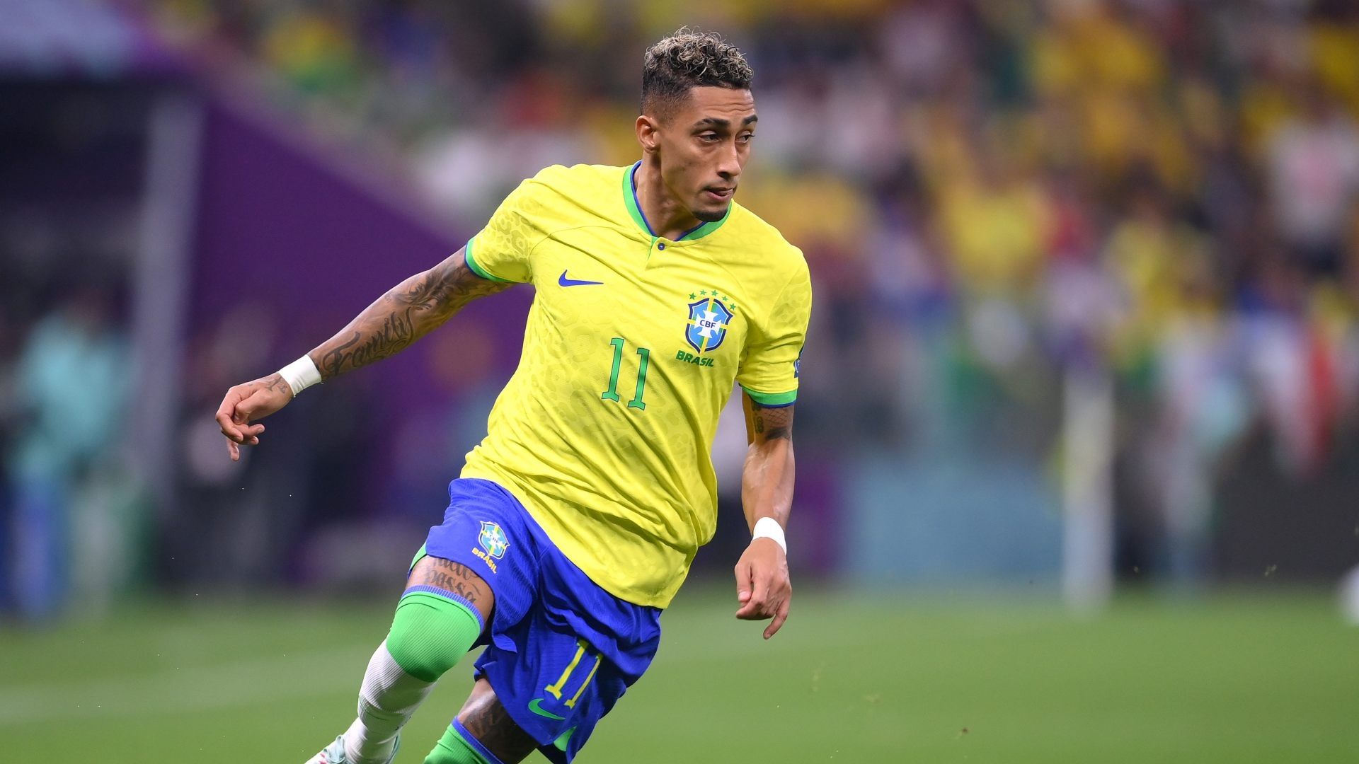 Raphinha, Brasil x Sérvia, Copa do Mundo 2022