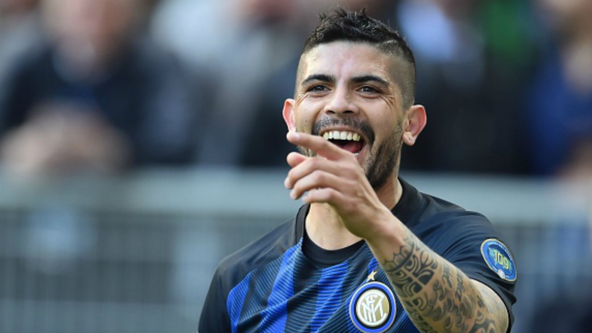 Ever Banega Inter Atalanta Serie A