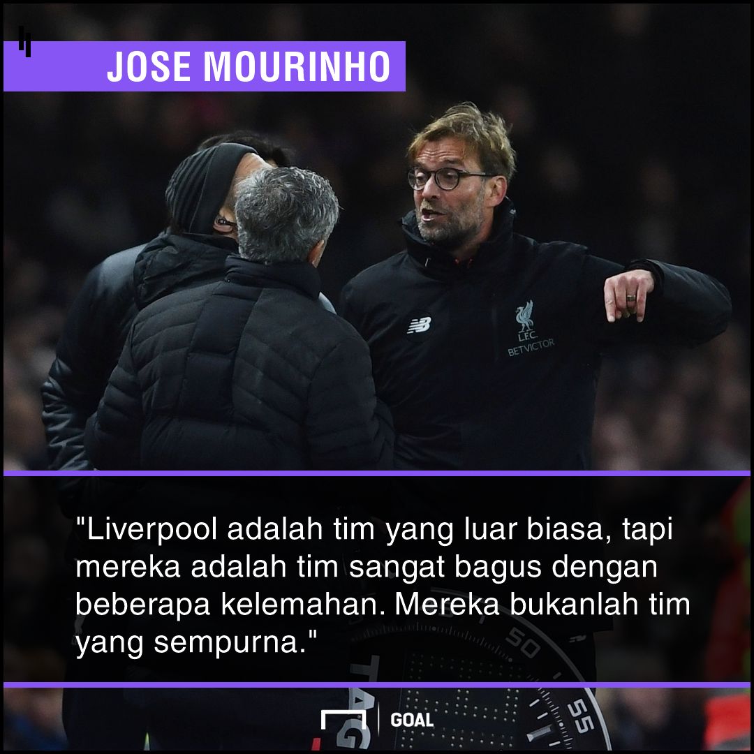 GFXID - Jose Mourinho tentang Liverpool